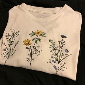California Flower Crop Top